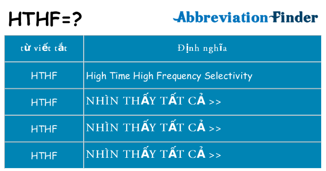 hthf hiện những gì đứng cho