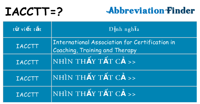 iacctt hiện những gì đứng cho