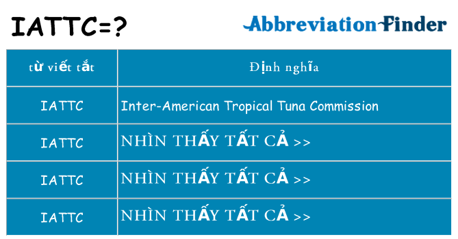 iattc hiện những gì đứng cho