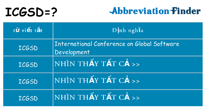 icgsd hiện những gì đứng cho
