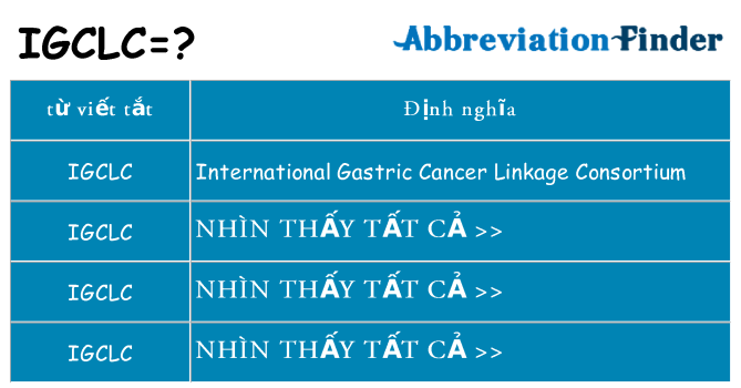 igclc hiện những gì đứng cho