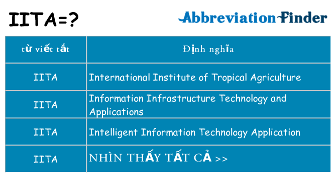iita hiện những gì đứng cho
