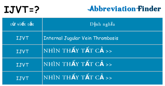 ijvt hiện những gì đứng cho
