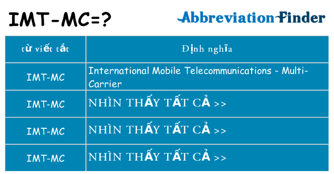 imt-mc hiện những gì đứng cho