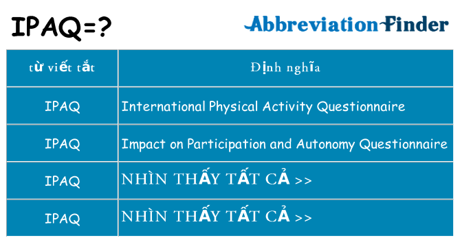 ipaq hiện những gì đứng cho