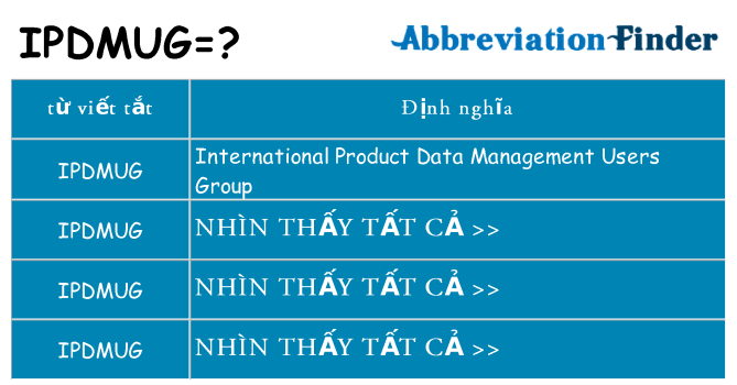 ipdmug hiện những gì đứng cho