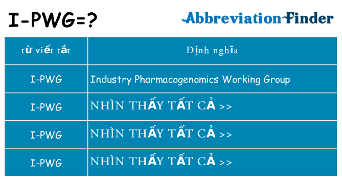 i-pwg hiện những gì đứng cho