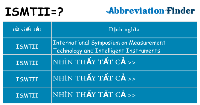ismtii hiện những gì đứng cho