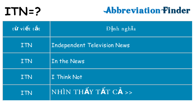 itn hiện những gì đứng cho