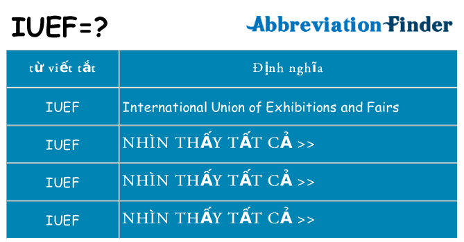 iuef hiện những gì đứng cho