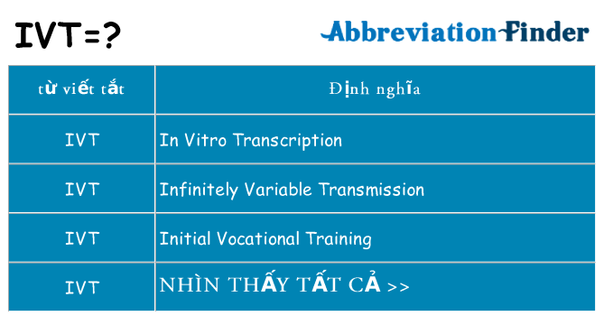 ivt hiện những gì đứng cho
