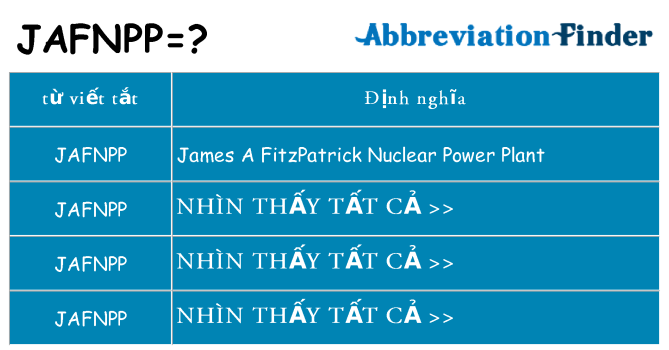 jafnpp hiện những gì đứng cho