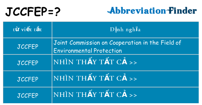 jccfep hiện những gì đứng cho