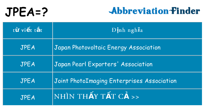 jpea hiện những gì đứng cho