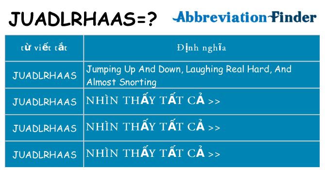 juadlrhaas hiện những gì đứng cho