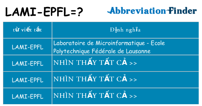 lami-epfl hiện những gì đứng cho