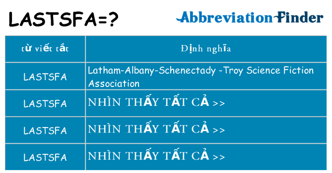 lastsfa hiện những gì đứng cho