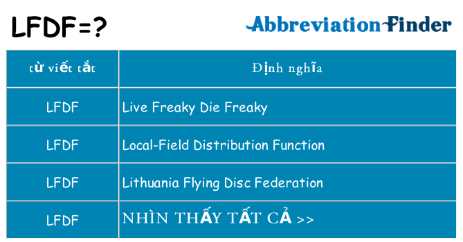 lfdf hiện những gì đứng cho