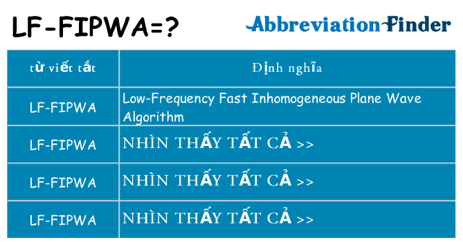lf-fipwa hiện những gì đứng cho