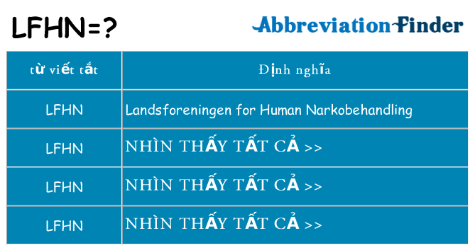 lfhn hiện những gì đứng cho