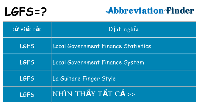 lgfs hiện những gì đứng cho