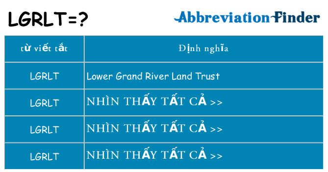 lgrlt hiện những gì đứng cho