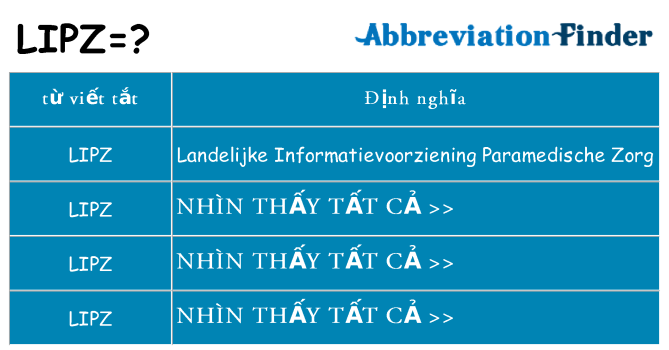 lipz hiện những gì đứng cho