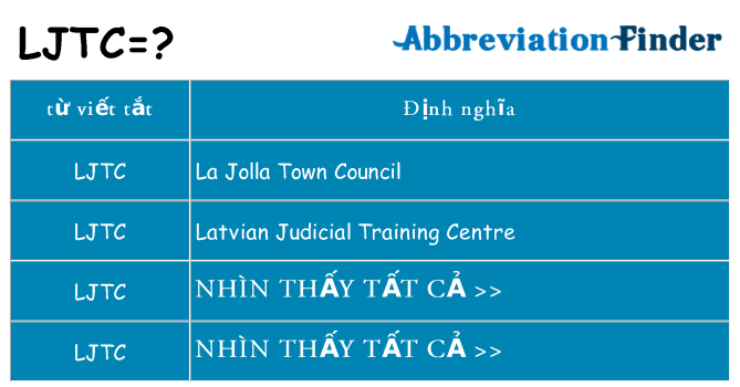 ljtc hiện những gì đứng cho
