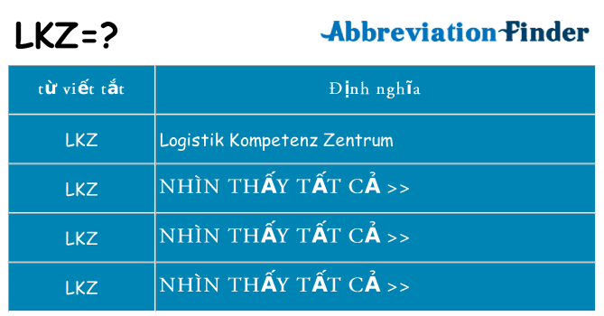 lkz hiện những gì đứng cho