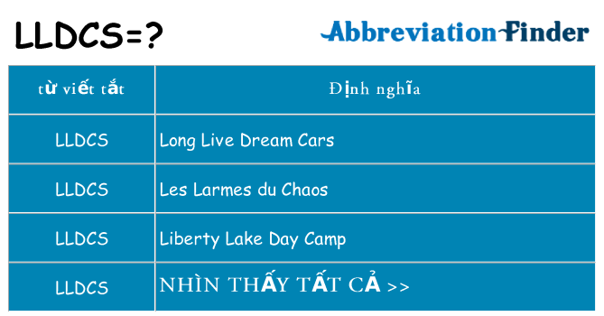 lldcs hiện những gì đứng cho