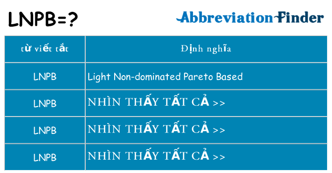 lnpb hiện những gì đứng cho
