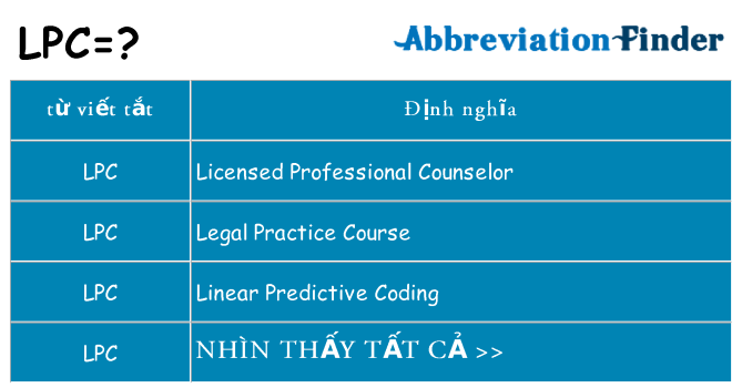 lpc hiện những gì đứng cho