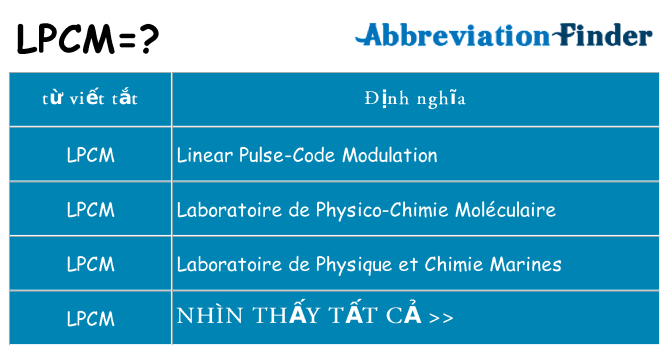 lpcm hiện những gì đứng cho