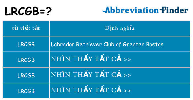 lrcgb hiện những gì đứng cho
