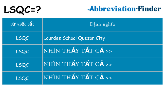 lsqc hiện những gì đứng cho