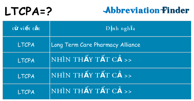 ltcpa hiện những gì đứng cho