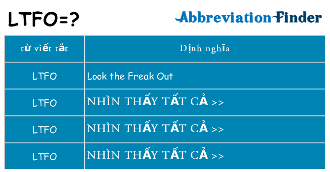 ltfo hiện những gì đứng cho