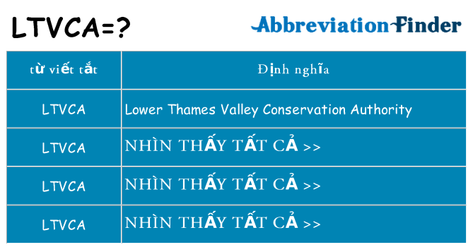 ltvca hiện những gì đứng cho