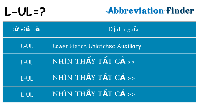 l-ul hiện những gì đứng cho