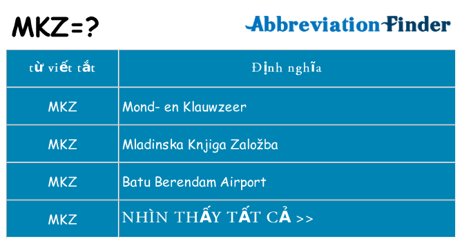 mkz hiện những gì đứng cho