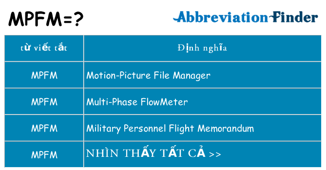 mpfm hiện những gì đứng cho