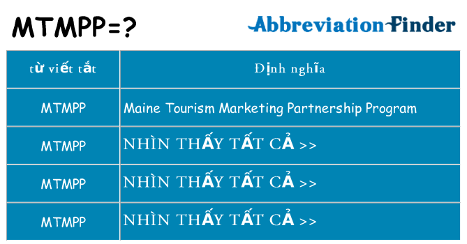 mtmpp hiện những gì đứng cho