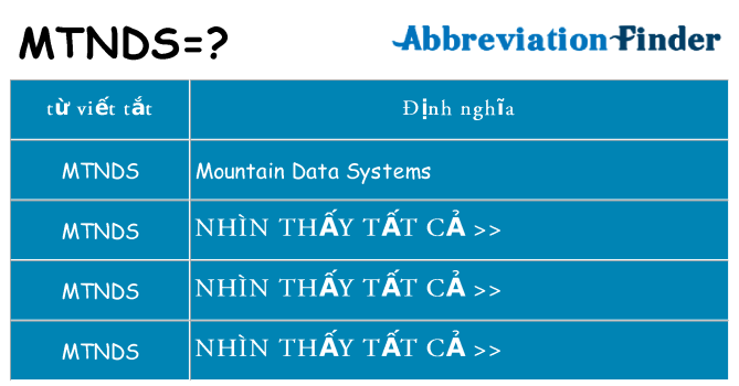 mtnds hiện những gì đứng cho