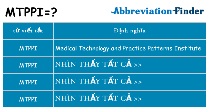 mtppi hiện những gì đứng cho