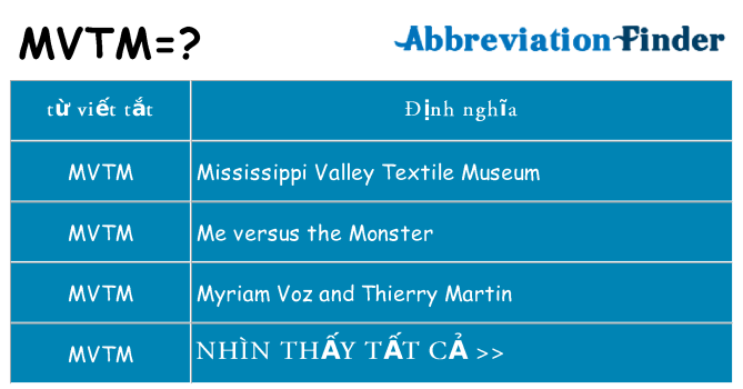 mvtm hiện những gì đứng cho