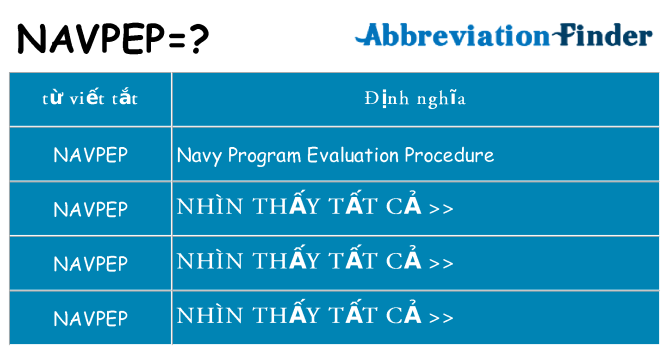 navpep hiện những gì đứng cho