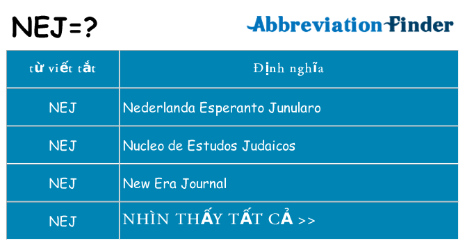 nej hiện những gì đứng cho