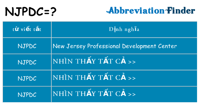 njpdc hiện những gì đứng cho