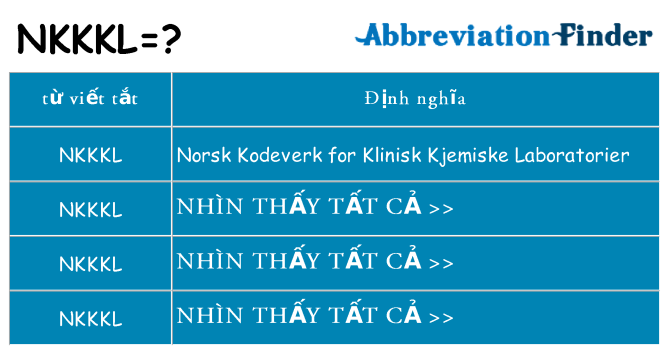 nkkkl hiện những gì đứng cho