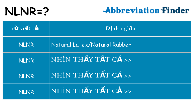 nlnr hiện những gì đứng cho